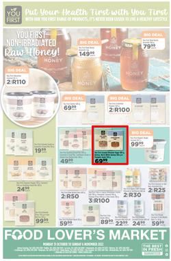 Food Lover's Market KwaZulu-Natal : Happy, Healthy Living (31 October - 06 November 2022), page 12