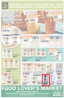 Food Lover's Market KwaZulu-Natal : Happy, Healthy Living (31 October - 06 November 2022), page 12