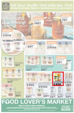 Food Lover's Market KwaZulu-Natal : Happy, Healthy Living (31 October - 06 November 2022), page 12