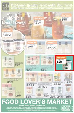 Food Lover's Market KwaZulu-Natal : Happy, Healthy Living (31 October - 06 November 2022), page 12
