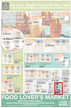 Food Lover's Market KwaZulu-Natal : Happy, Healthy Living (31 October - 06 November 2022), page 12