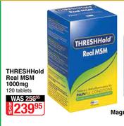 Threshhold Real MSM 1000mg-120 Tablets