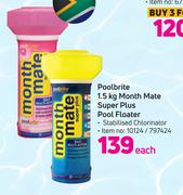 Poolbrite Month Mate Super Plus Pool Floater-1.5Kg Each