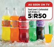 Food Lover's Carbonated Soft Drinks-For 5 x 2Ltr