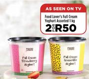 Food Lover's Full Cream Yoghurt Assorted-For 2 x 1Kg