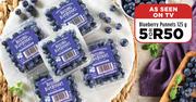 Blueberry Punnets-For 5 x 125g