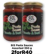 BIS Pasta Sauces Assorted-2x350g