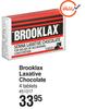 Brooklax Laxative Chocolate 4 Tablets
