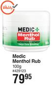 Medic Menthol Rub-100g
