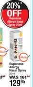 Rupanase Allergy Nasal Spray-20ml