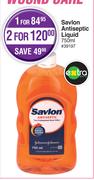 Savlon Antiseptic Liquid-For 2 x 750ml