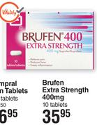 Brufen Extra Strength 400mg 10 Tablets