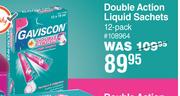 Gaviscon Double Action Liquid Sachets 12 Pack