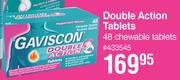 Gaviscon Double Action Tablets 48 Chewable Tablets