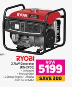 Ryobi 2.7KW Generator RG-2700
