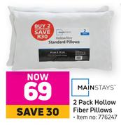 Maintays 2 Pack Hollow Fiber Pillows
