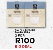 You First Erythritol Powder-2 x 500g