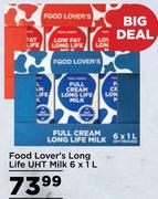 Food Lover's Long Life Milk-6 x 1Ltr