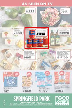 Food Lover's Market Springfield Park : Great Value, Unbeatable Savings (28 March - 03 April 2022), page 12