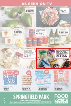 Food Lover's Market Springfield Park : Great Value, Unbeatable Savings (28 March - 03 April 2022), page 12