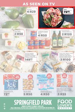 Food Lover's Market Springfield Park : Great Value, Unbeatable Savings (28 March - 03 April 2022), page 12
