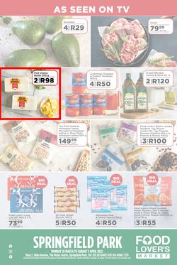 Food Lover's Market Springfield Park : Great Value, Unbeatable Savings (28 March - 03 April 2022), page 12