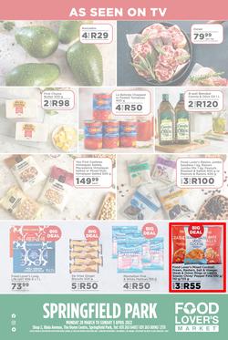 Food Lover's Market Springfield Park : Great Value, Unbeatable Savings (28 March - 03 April 2022), page 12