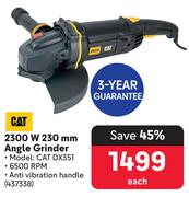 CAT 2300W 230mm Angle Grinder 437338-Each