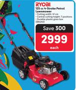 Ryobi 125cc 4-Stroke Petrol Lawnmower 384240-Each