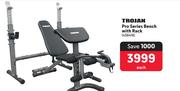 Trojan Pro Series Bench With Rack 436416-Each