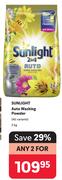 Sunlight Auto Washing Powder (All Variants)-For Any 2 x 2Kg
