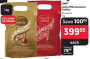Lindt Lindor Milk Chocolate Truffles (All Variants)-1Kg Each