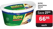 Butro Salted Butter Spread-500g Each