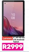 Lenovo 9" M9HD 4G LTE Android Tablet