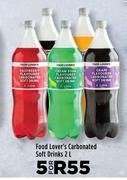 Food Lover's Carbonated Soft Drinks-For 5 x 2L