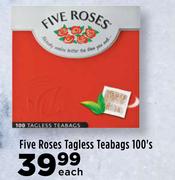 Five Roses Tagless Teabags-100's Each
