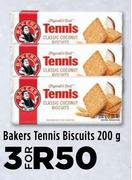 Bakers Tennis Biscuits-For 3 x 200g