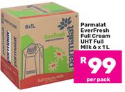 Parmalat Ever Fresh Full Cream UHT Full Milk-6 x 1Ltr Per Pack