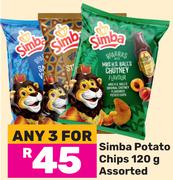 Simba Potato Chips Assorted-For Any 3 x 120g