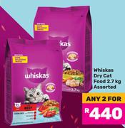 Whiskas Dry Cat Food Assorted-For Any 2 x 2.7Kg