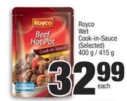 Royco Wet Cook In sauce (Selected)-400g/415g Each