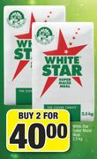 White Star Super Maize Meal-2 x 2.5Kg