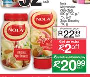Nola Mayonnaise(Selected)-500g/730g/750g Or Salad Dressing-780g Each