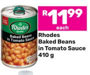 Rhodes Baked Beans In Tomato Sauce-410g