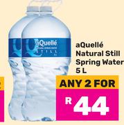 Aquelle Natural Still Spring Water-For Any 2 x 5Ltr
