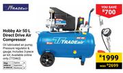 Tradeair Hobby Air 50L Direct Drive Air Compressor