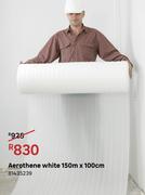 Aerothene White 150m x 100cm 81435239