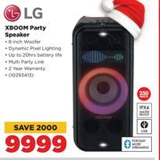 LG Xboom Party Speaker
