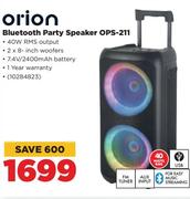 Orion Bluetooth Party Speaker OPS-211