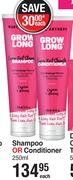Marc Anthony Grow Long Shampoo Or Conditioner-250ml Each